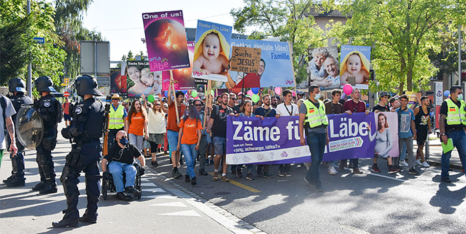 „Marsch fürs Läbe“ 2021. Foto: Mirjam Fisch-Köhler