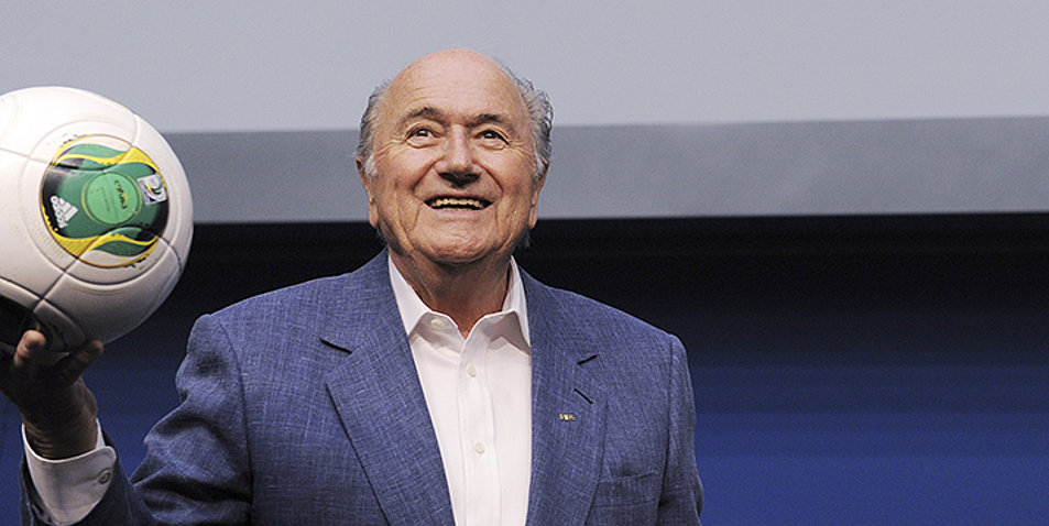 Sepp Blatter: "Fussball verbindet weltweit am meisten Menschen." Foto: ZVG
